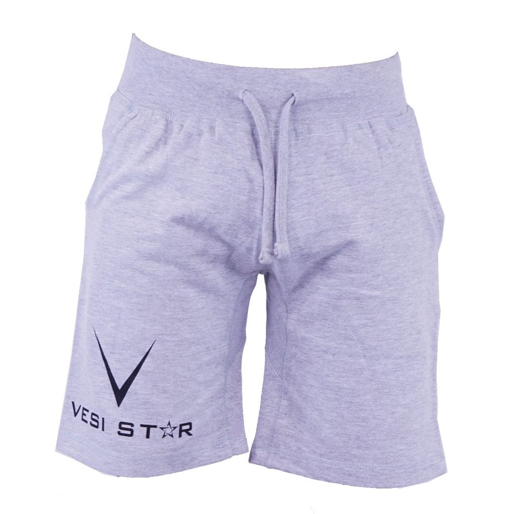 3pcs Set High quality Heavy Cotton fleece lined Shorts L. Grey